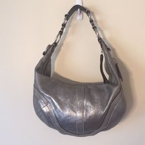 Coach Limited Edition Metallic Silver Hobo